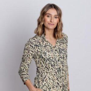 Blusa de Mujer Animal Print Verde