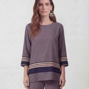 Top Prusia fluido de mujer