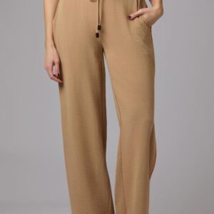 Pantalón camel fluido Erica mujer