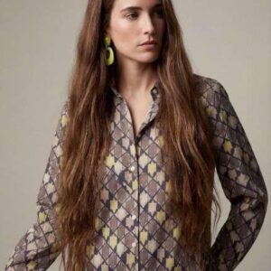 Camisa Califa Marino estampada de Parole Italy