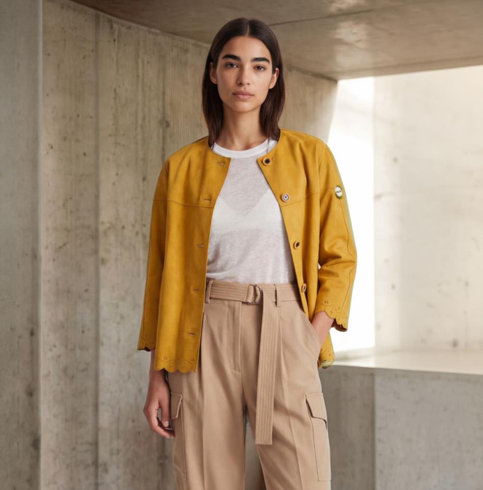 Chaqueta LUCRE de Donjaz en color mostaza