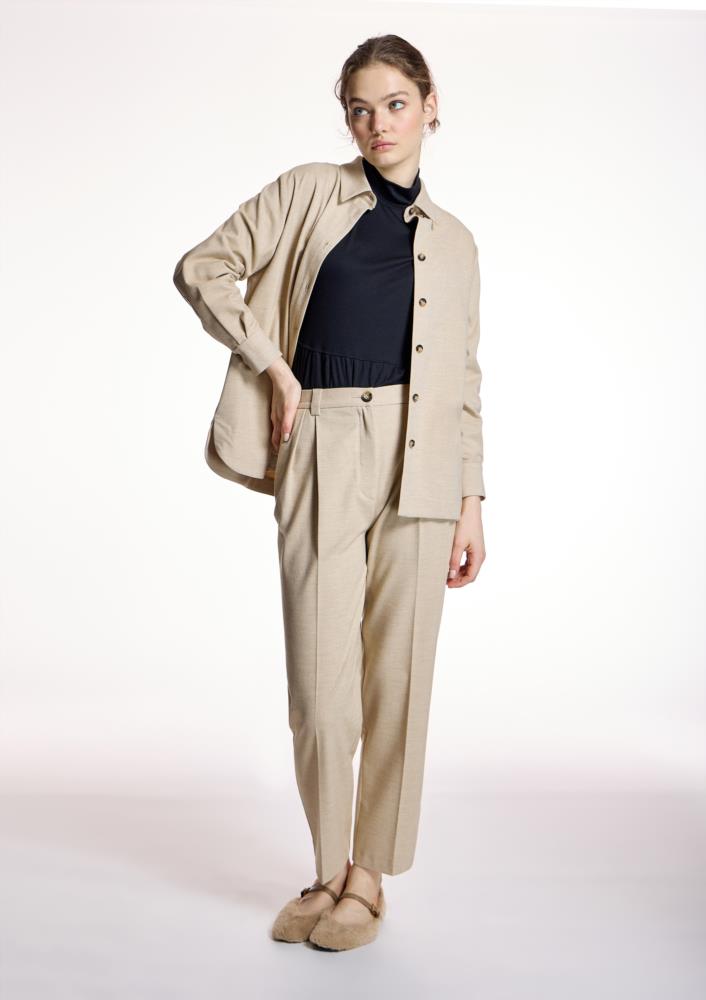PANTALON BEIGE ALBA CONDE