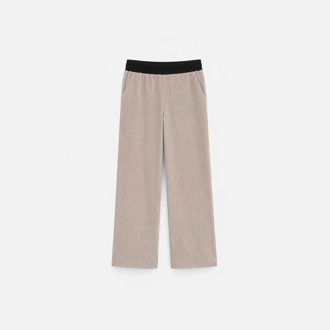 Pantalón ancho de pana gris claro Jarman - Imagen 3
