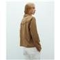 Cazadora de ante mujer color camel - Imagen 3