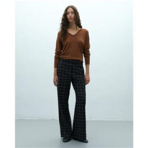 Pantalón de cuadros Andam de pernera ancha