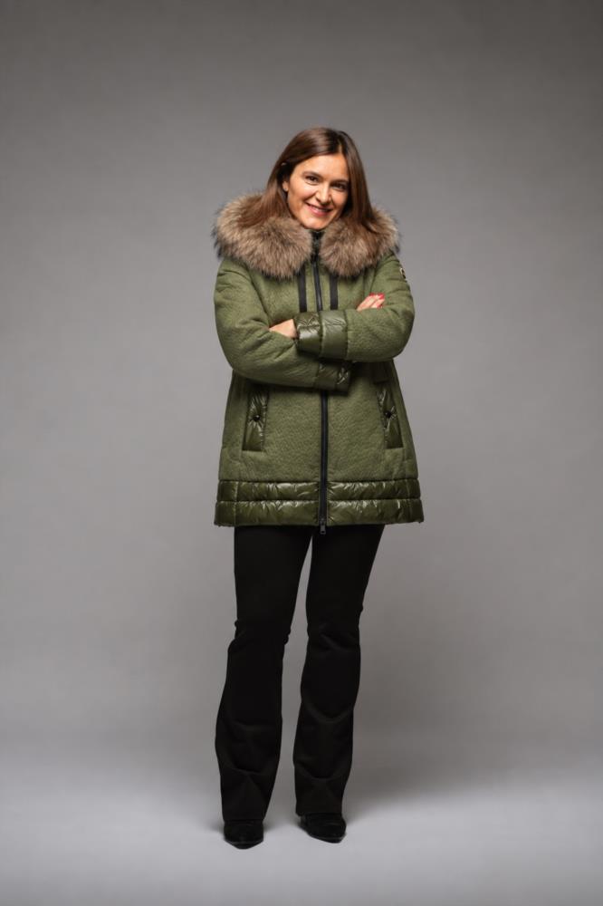 Parka con pelo Donjaz para mujer