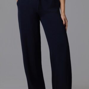 Pantalón Erica azul marino fluido