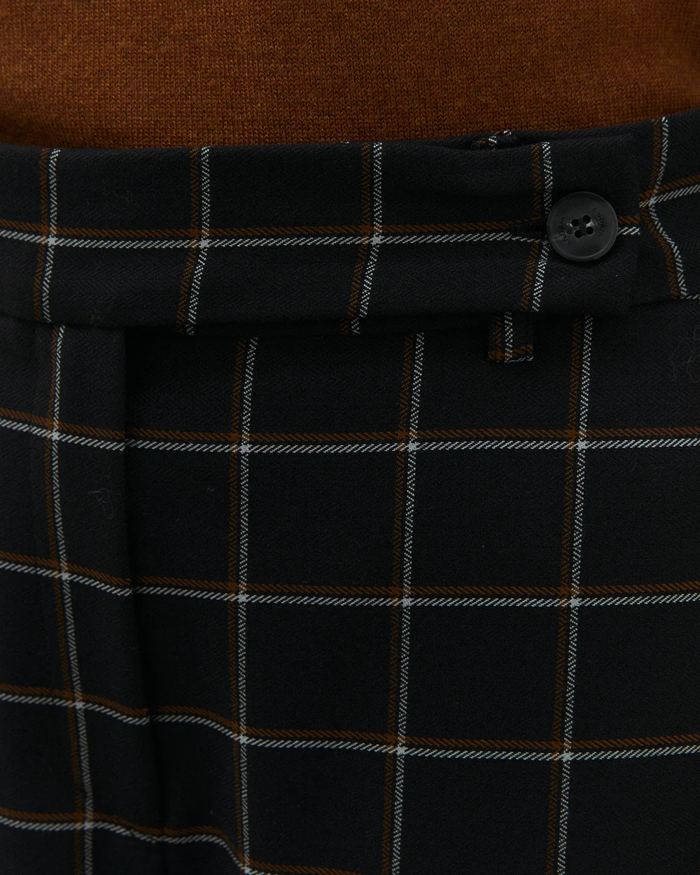 Pantalón de cuadros Andam de pernera ancha - Imagen 5