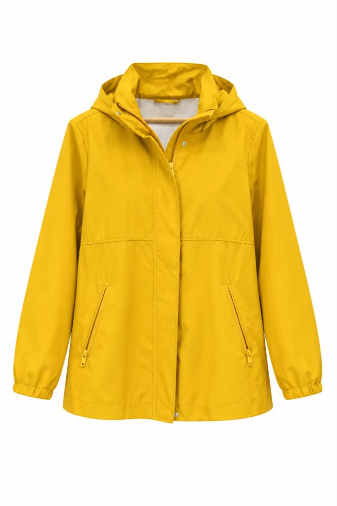Parka Emma amarilla impermeable Revermile - Imagen 4