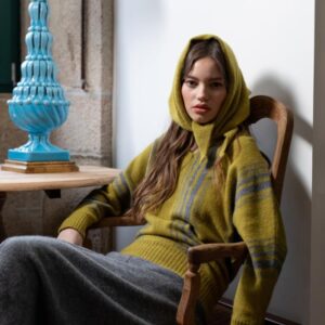 Jersey Iris de rayas Pisonero con escote en V