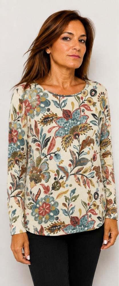 CAMISETA NATA DE FLORES