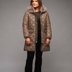 Parka acolchada Donjaz Nysa en color topo