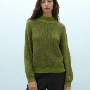 Jersey bicolor Andam con cuello perkins