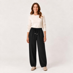 Pantalón bombacho negro convertible Jarman
