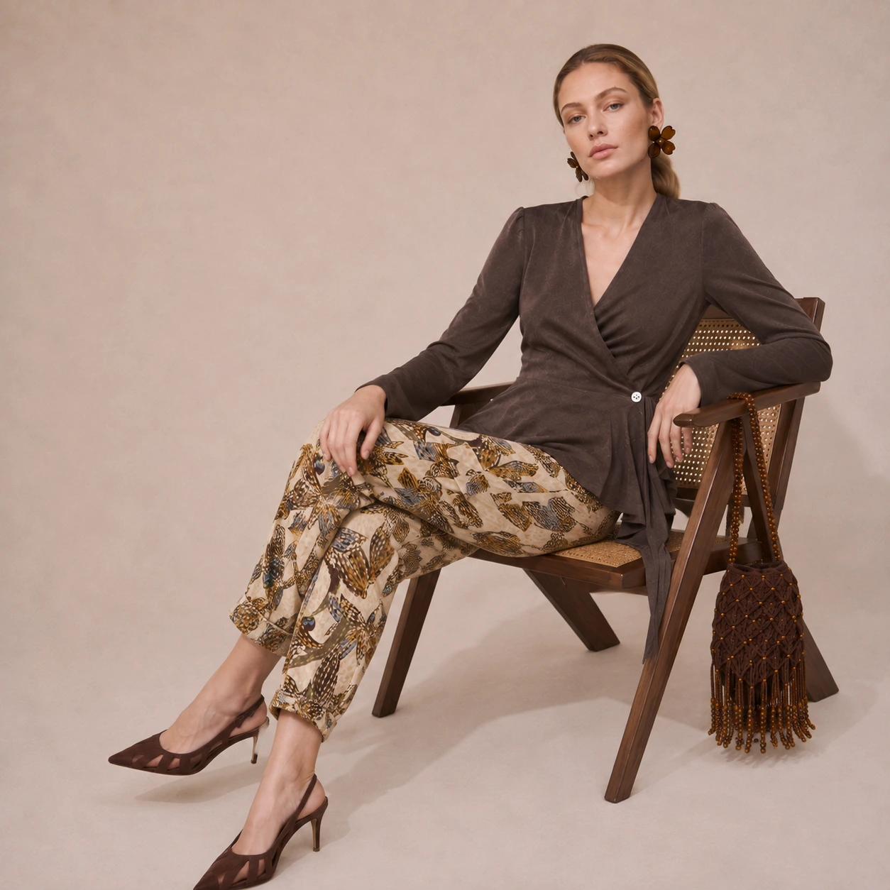 Pantalon Cargo Cacao - Imagen 2