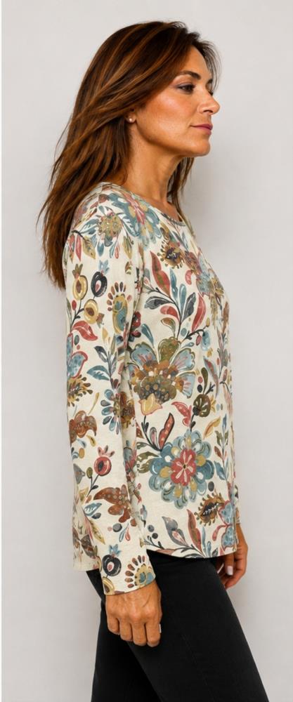 CAMISETA NATA DE FLORES - Imagen 3