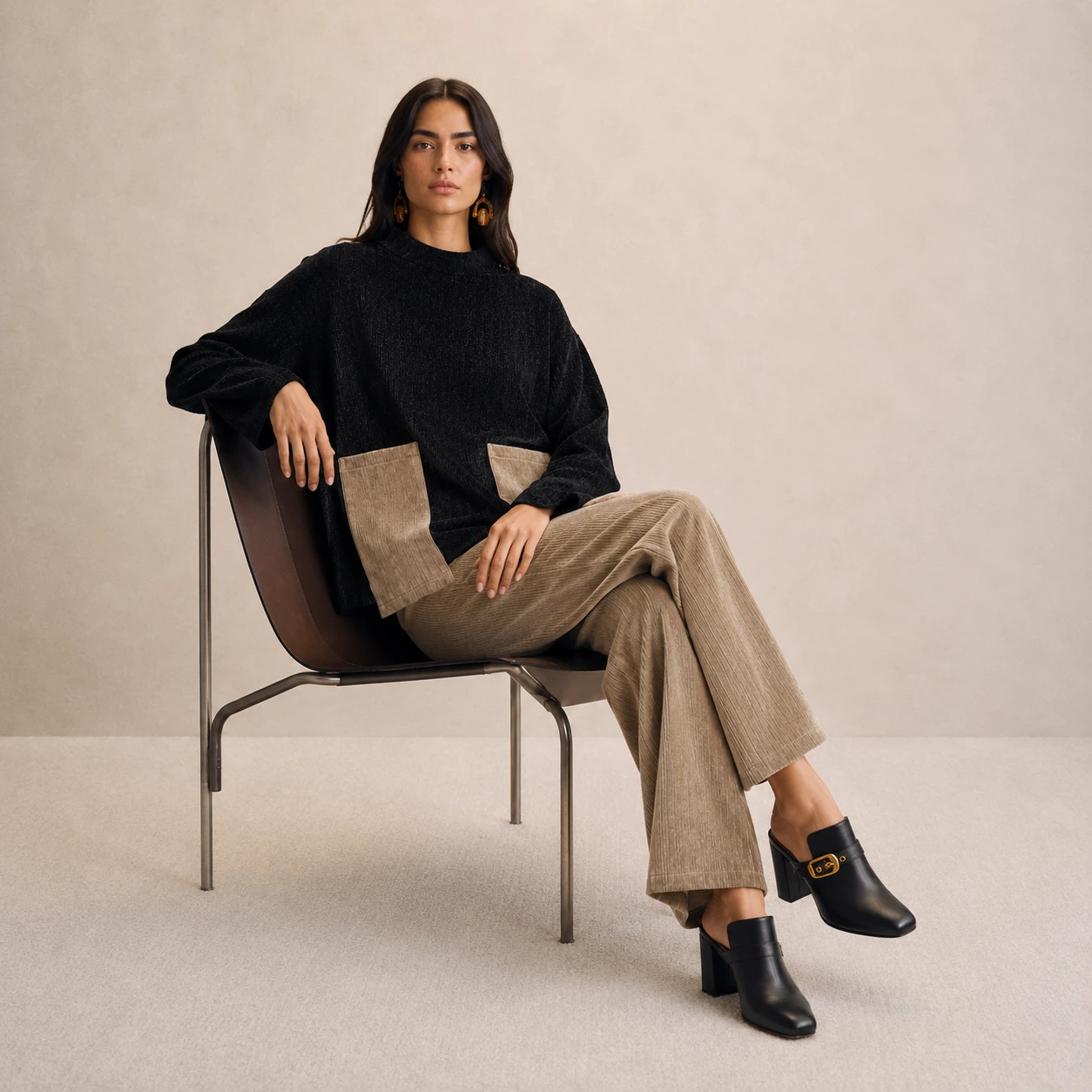 PANTALON CHENILLA LISO - Imagen 2