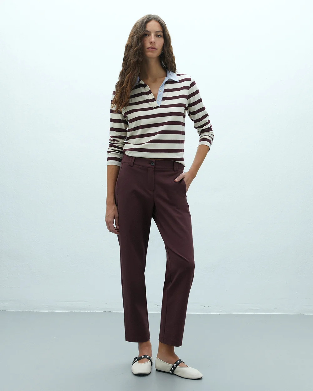 POLO DERAYAS Y CUELLO CAMISA - Imagen 2