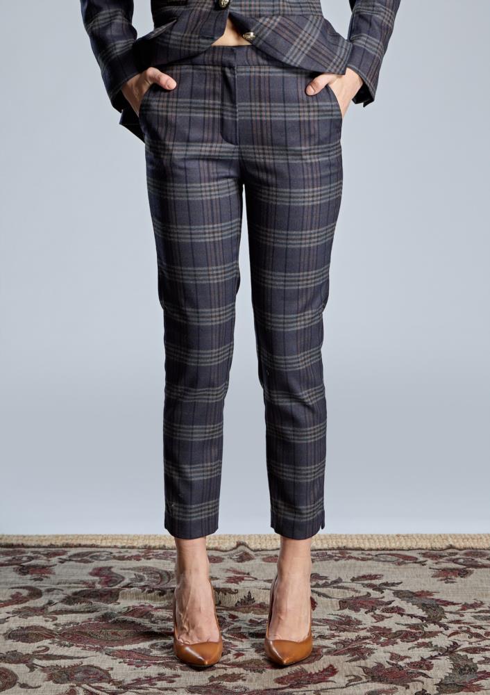 PANTALÓN AZUL DE CUADROS - Imagen 2